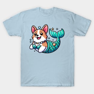 mermaid corgi T-Shirt